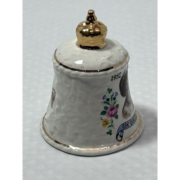 1977 BELL Queen Elizabeth's Silver Jubilee Ceramic England Souvenir - Picture 4 of 11
